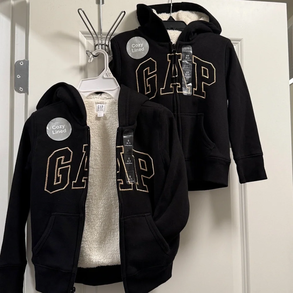 GAP Kids Logo Sherpa Hoodie and Jeans